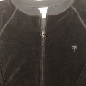 Lilly Pulitzer Black Velvet Jacket/XL